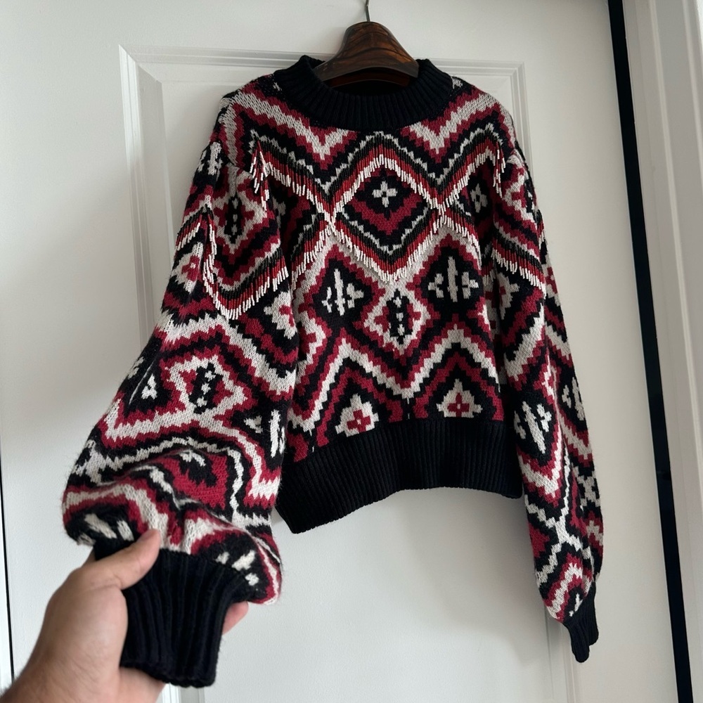 Farm Rio Rauti Beaded Knit Sweater - Picture 2 of 11